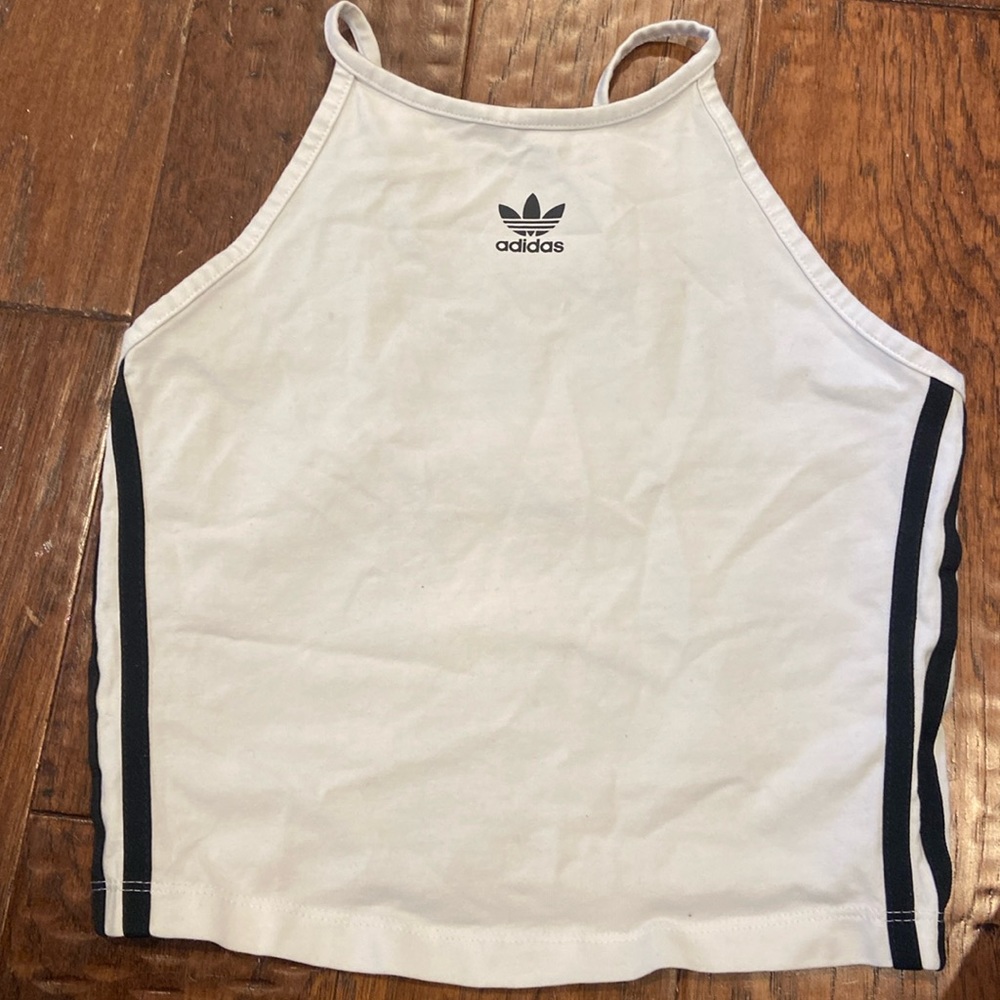 Cute adidas open back crop!